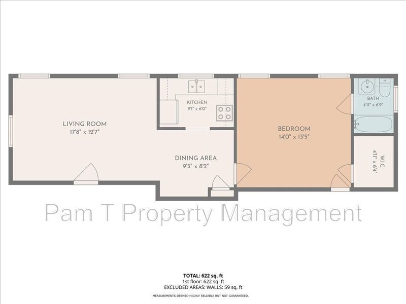 One bedroom by Daffin Park property image